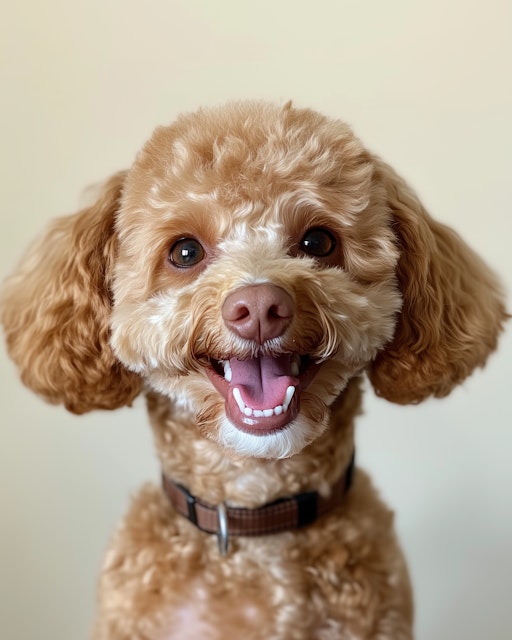 Groomed dog portrait