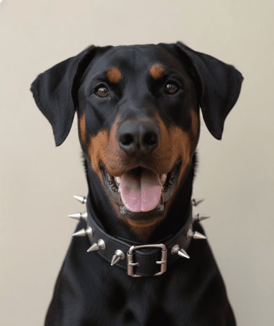 Groomed dog portrait